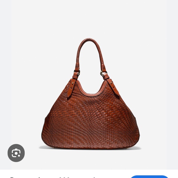 Coke Haan Genevieve Weaved Chocolate Brown - Picture 6 of 6